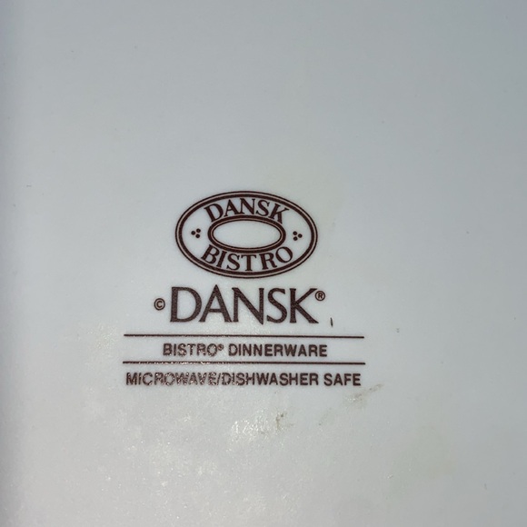 Set of 2 Vintage Dansk Bistro Blue Rimmed Soup Cereal Bowls - Picture 3 of 7